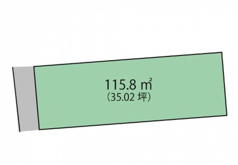 高知市中万々 の区画図