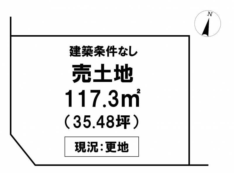 高知市南久万 の区画図