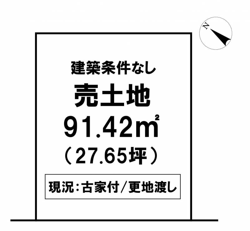 高知市福井町 の区画図