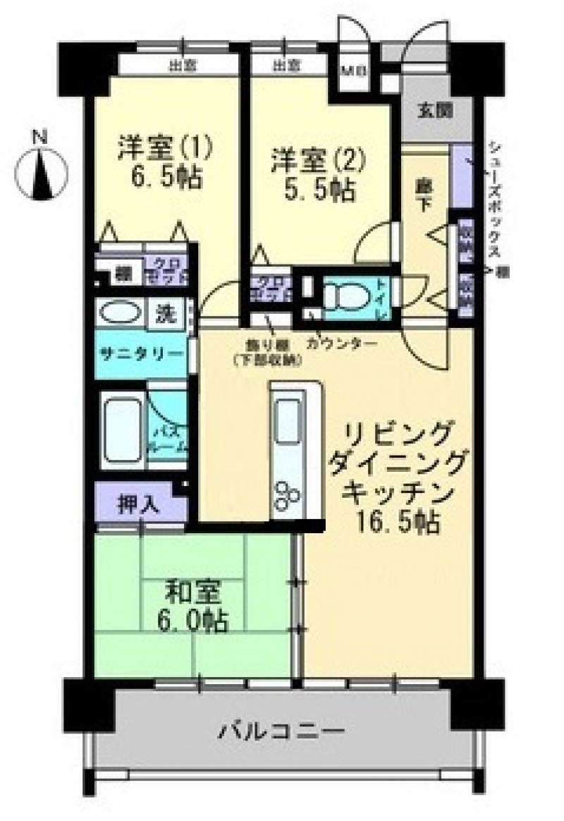 アルファステイツ北本町Ⅲ の間取り画像