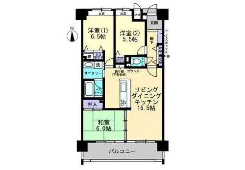 アルファステイツ北本町III の間取り画像