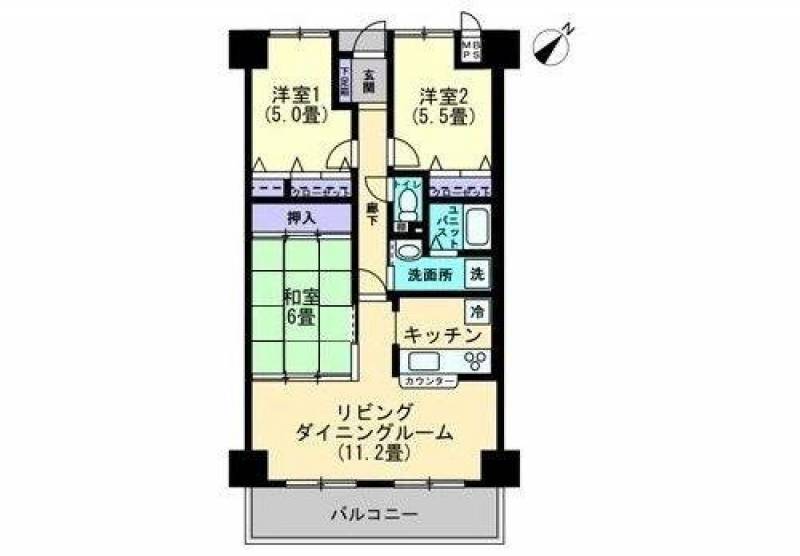 アルファステイツ桟橋通り の間取り画像