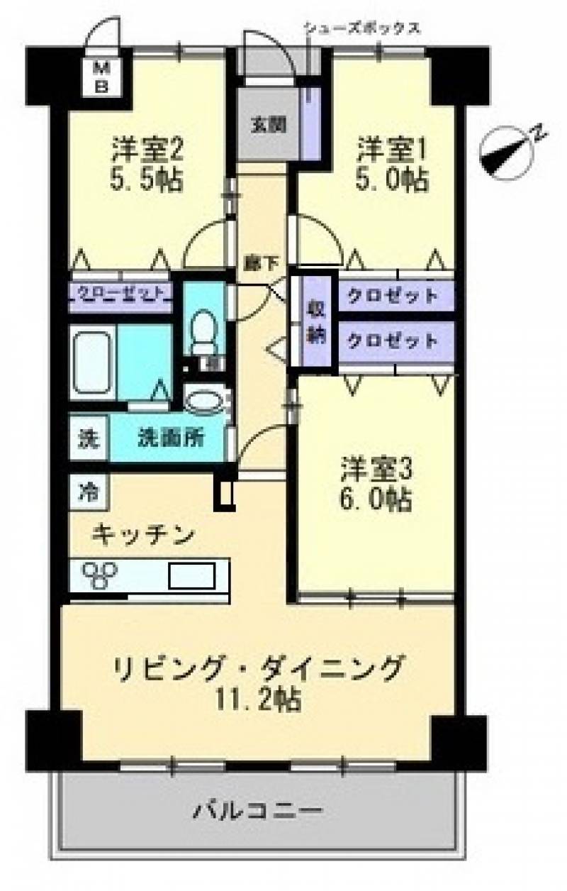 アルファステイツ桟橋通りⅡ の間取り画像