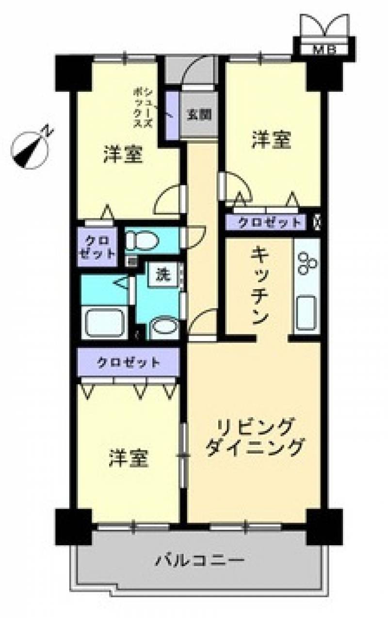 サーパス高須一番館 の間取り画像