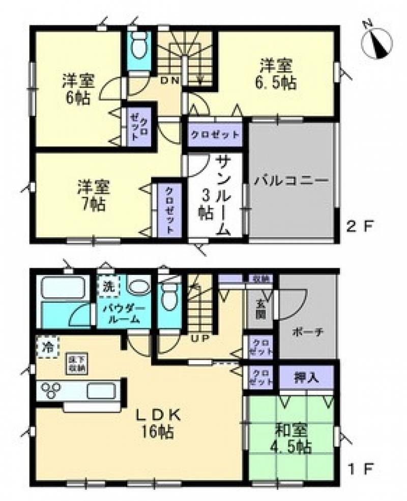 高知市塩屋崎町 一戸建 の間取り画像