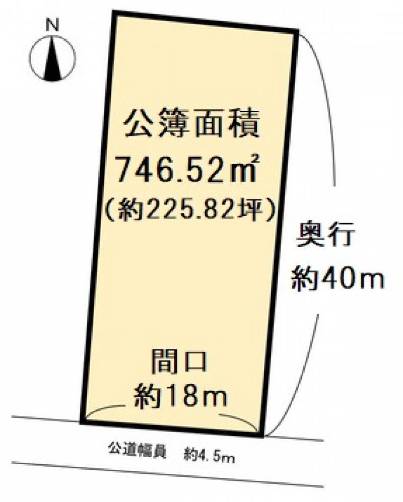 高知市桜井町  の区画図
