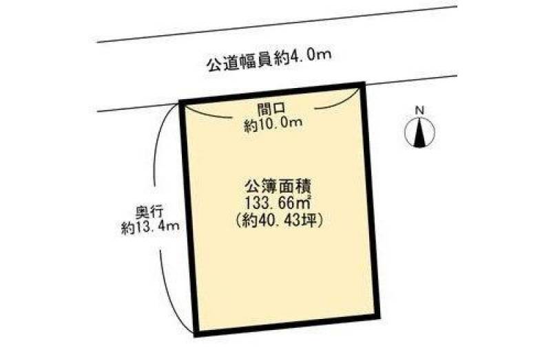 高知市八反町  の区画図