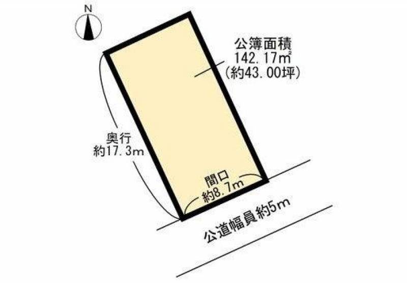 高知市桟橋通  の区画図