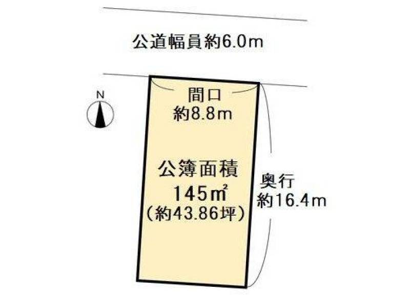 高知市介良乙  の区画図