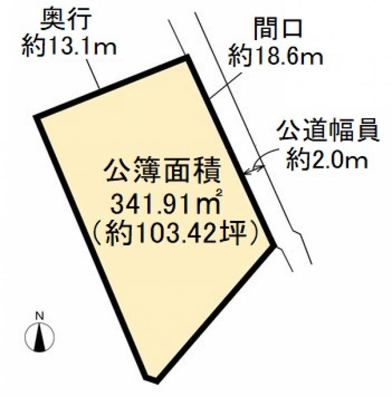 高知市長浜  の区画図