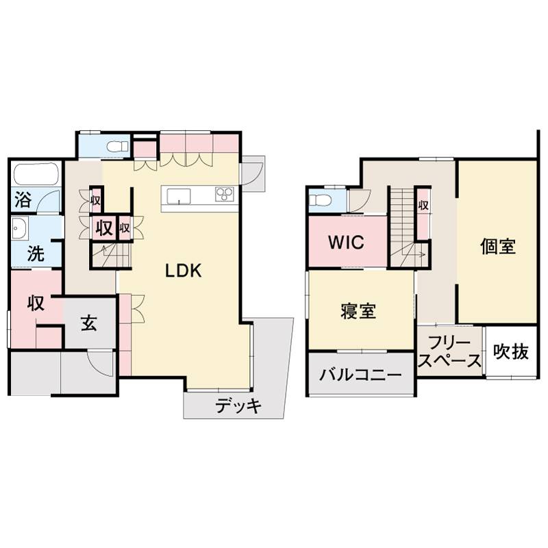 南国市国分 一戸建 の間取り画像