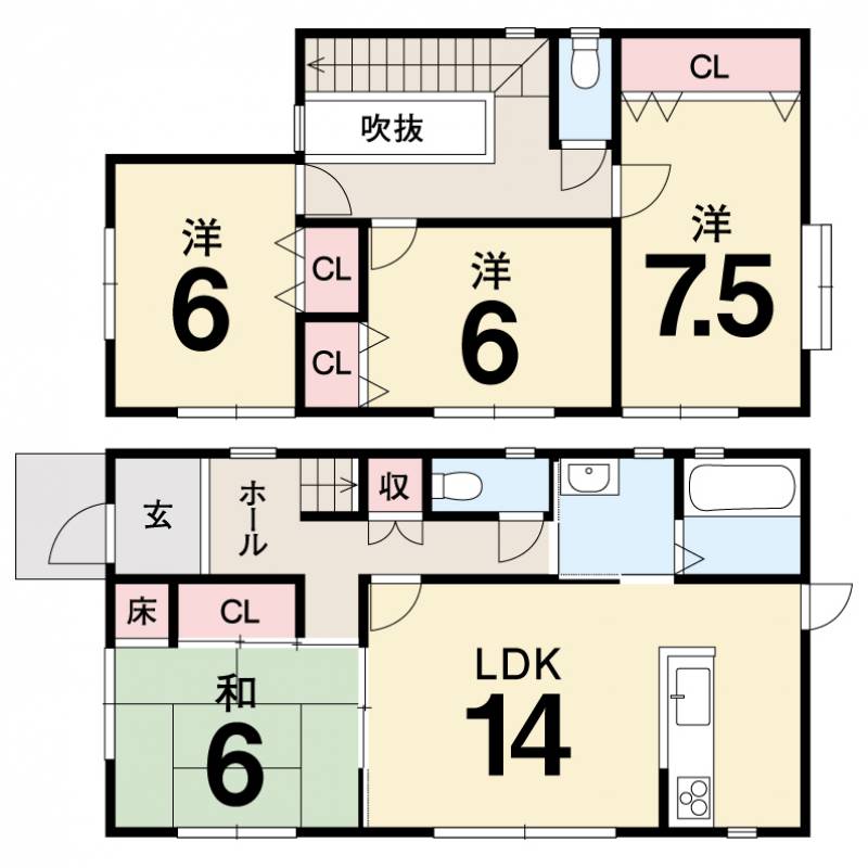 香南市野市町兎田 一戸建 の間取り画像