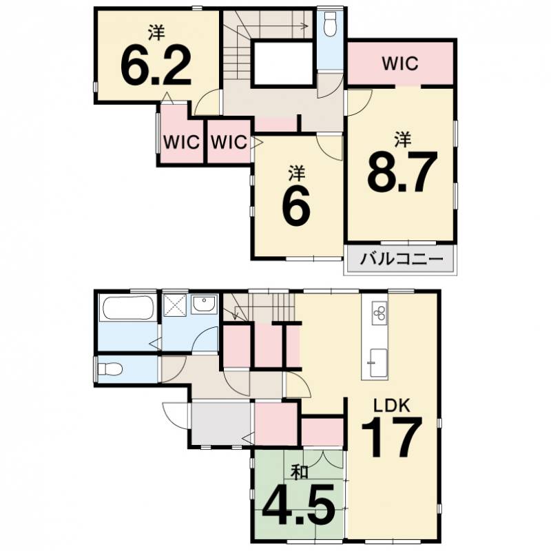 南国市篠原 一戸建 の間取り画像