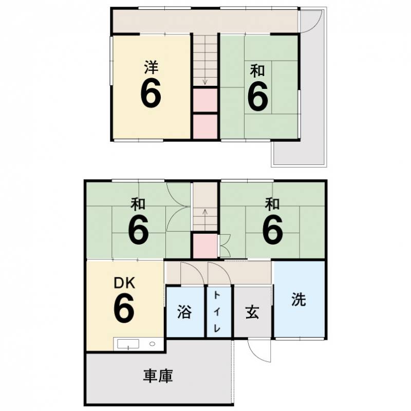 高知市薊野西町 一戸建 の間取り画像