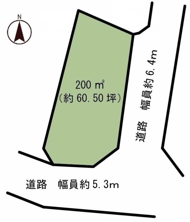 高知市一宮中町  の区画図