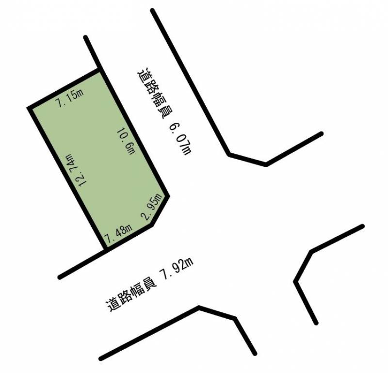 高知市桟橋通  の区画図