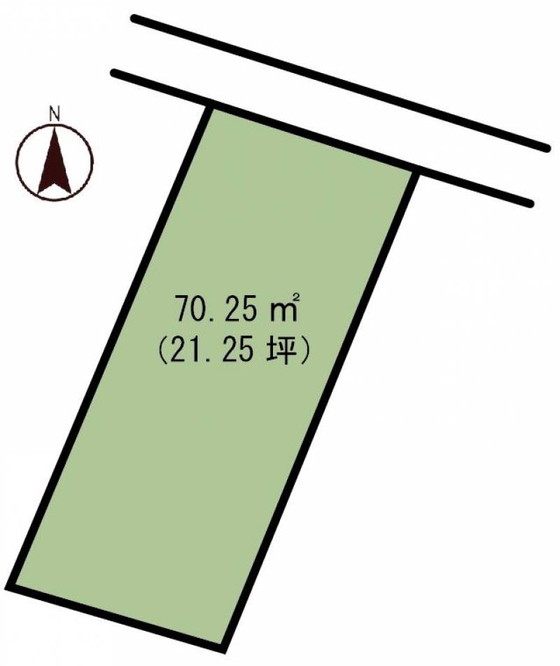 高知市日の出町  の区画図