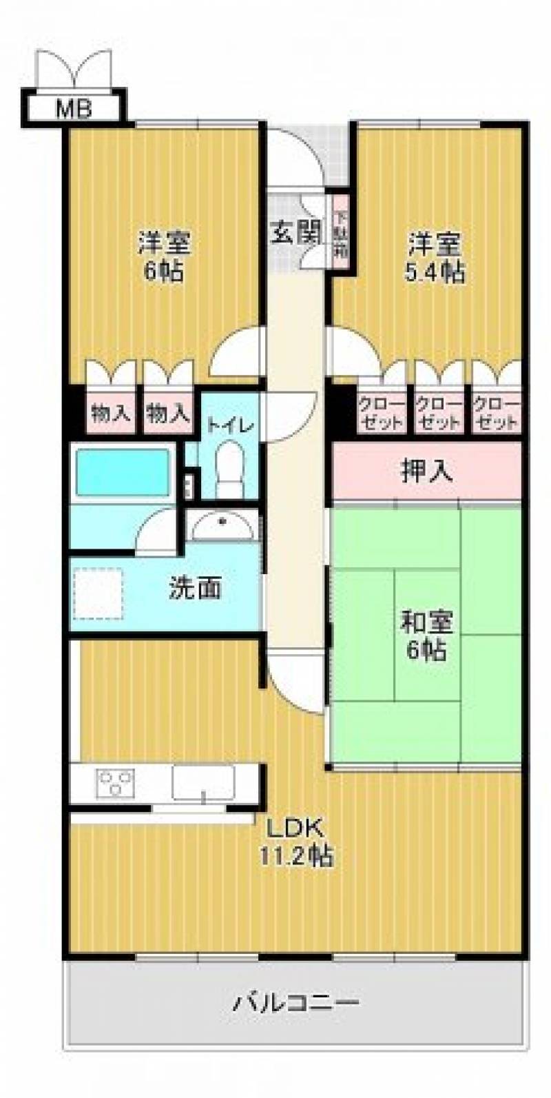 サーパス北本町第2 の間取り画像