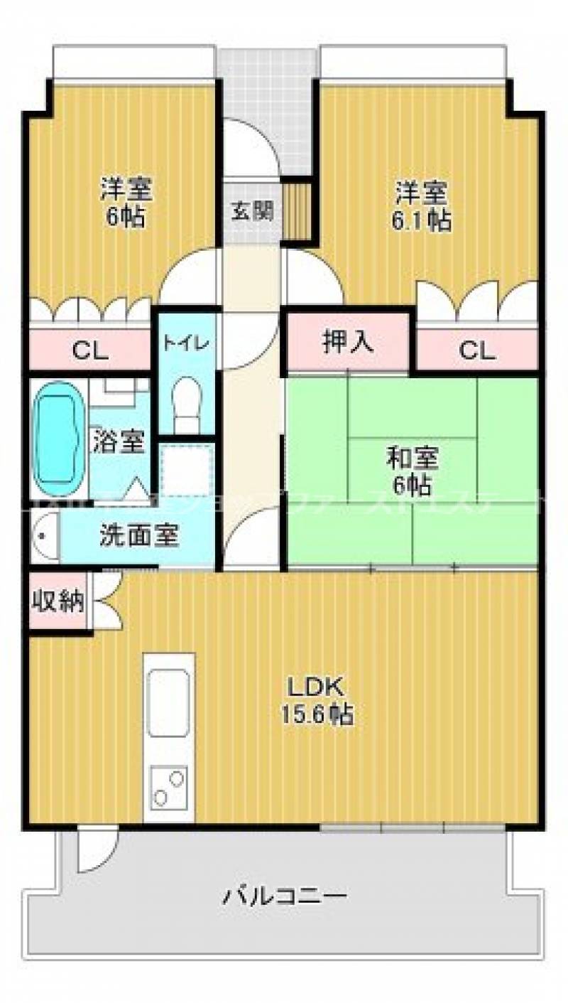 サーパス新田 の間取り画像