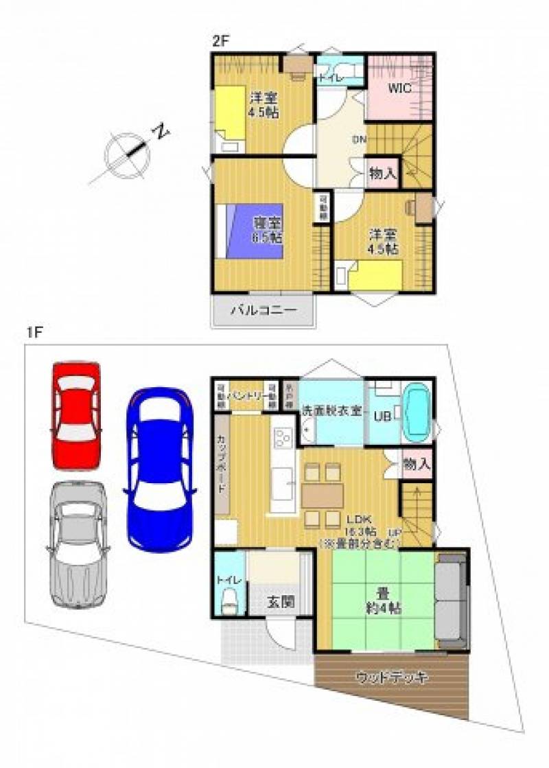 高知市薊野東町 一戸建 の間取り画像