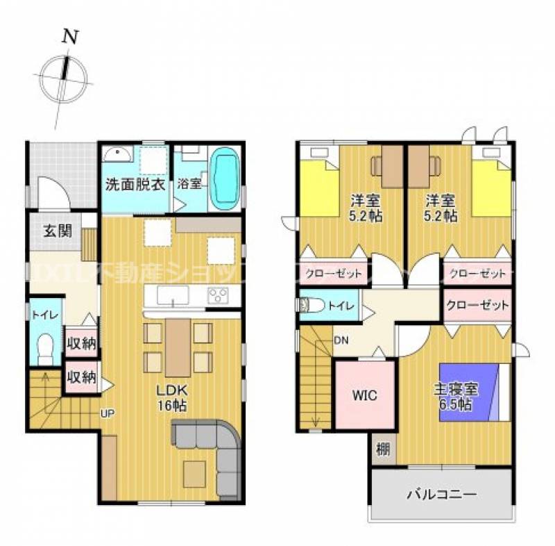 吾川郡いの町枝川 一戸建 の間取り画像