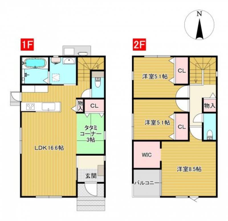 香南市野市町みどり野 一戸建 の間取り画像