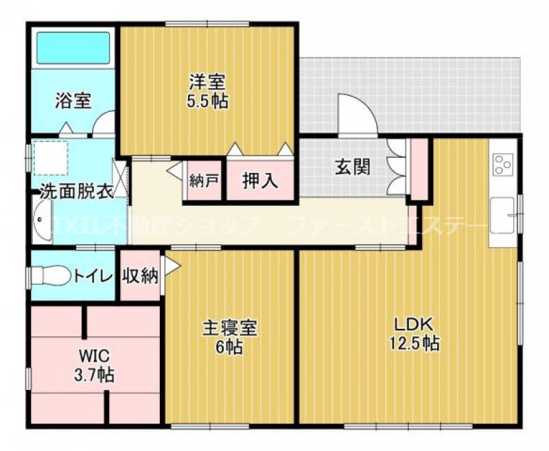 高知市みづき 一戸建 の間取り画像