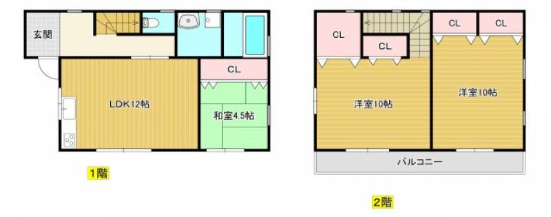 高知市薊野西町 一戸建 の間取り画像