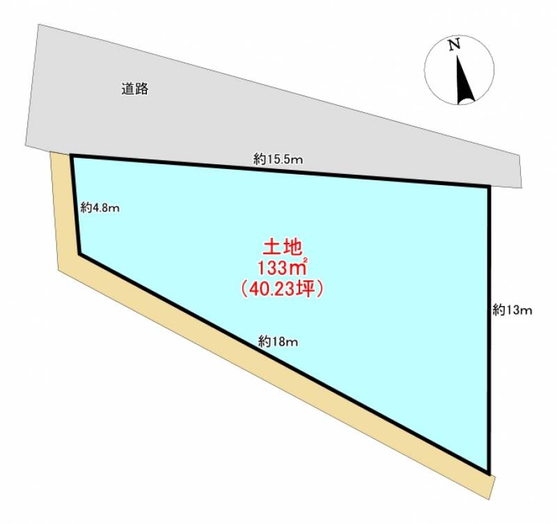 高知市円行寺  の区画図