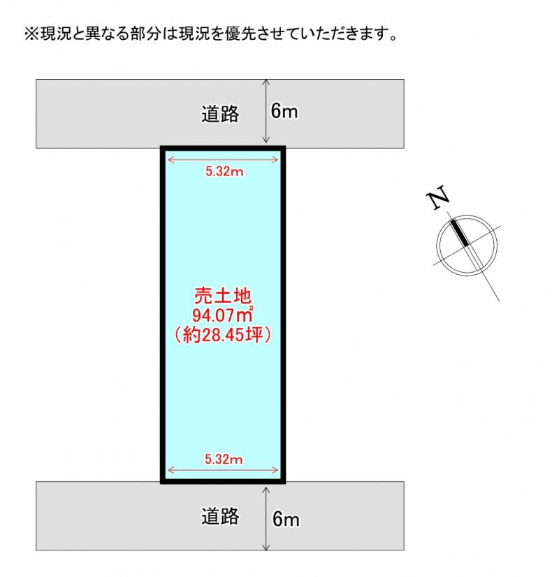 高知市桟橋通  の区画図