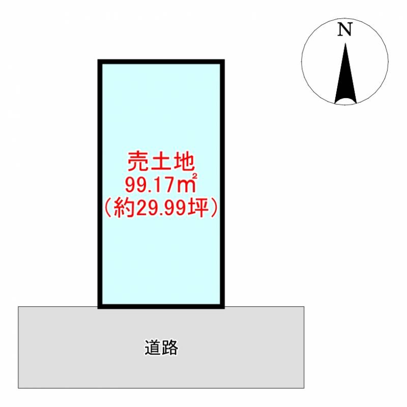 高知市加賀野井  の区画図