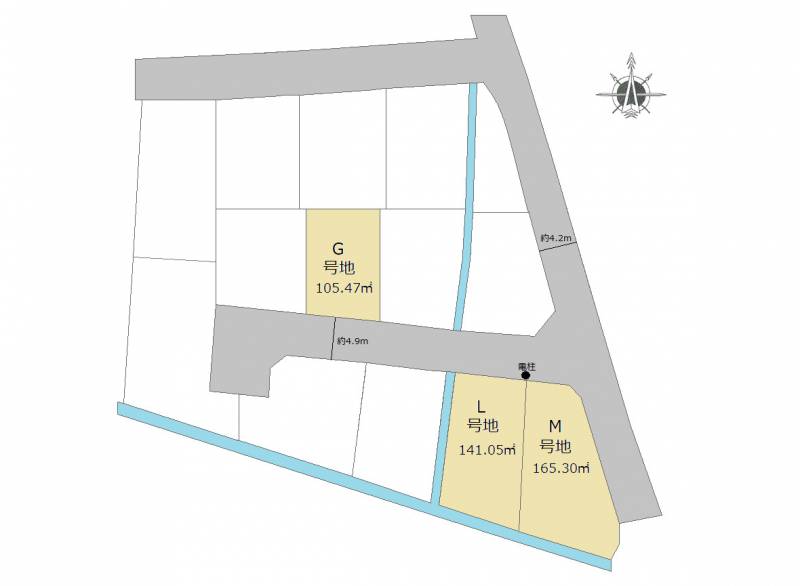 高知市朝倉丙 G号地の区画図
