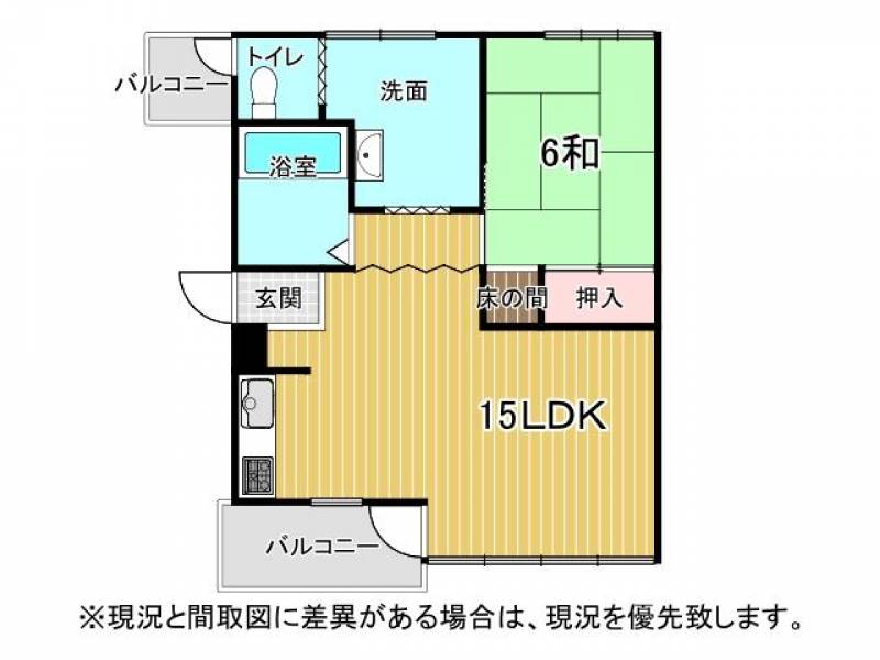 種崎シーサイドハウス Cー3の間取り画像