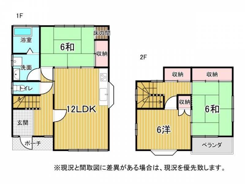 高知市神田 一戸建 の間取り画像