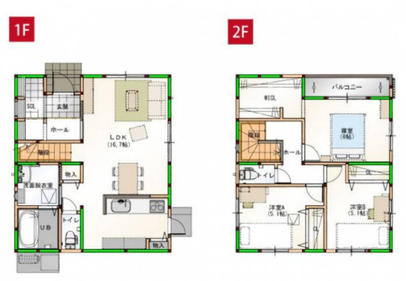 高知市青柳町 一戸建 　青柳町①の間取り画像