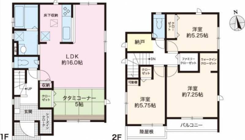 高知市瀬戸東町 一戸建 （5期3棟2）の間取り画像