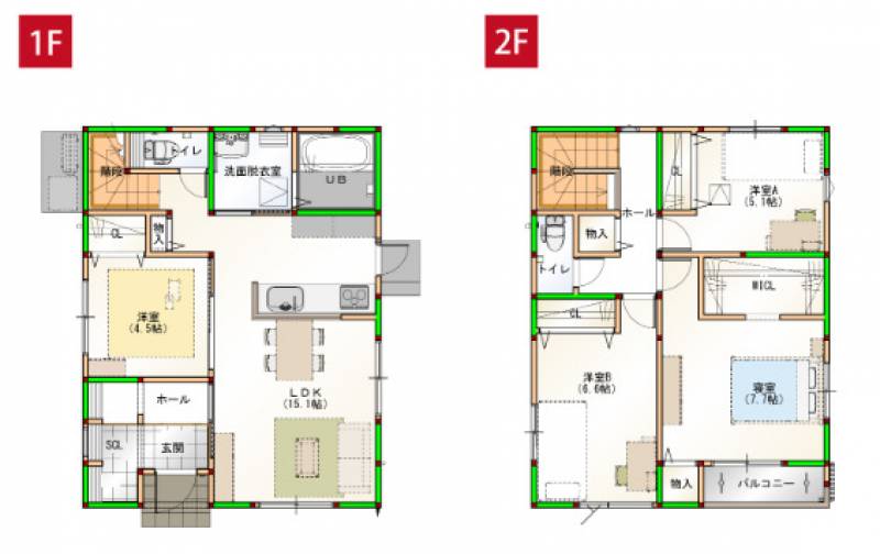 土佐市蓮池 一戸建 　蓮池⑤の間取り画像