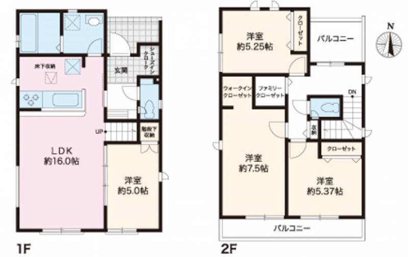 高知市介良乙 一戸建 （7期2棟2）の間取り画像