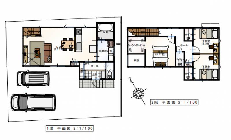 高知市大津乙 一戸建 の間取り画像