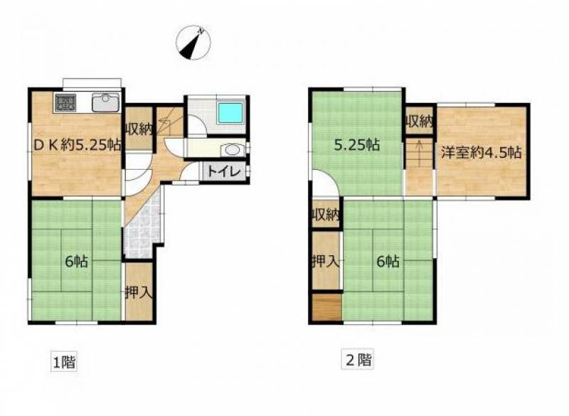 高知市介良 一戸建 の間取り画像