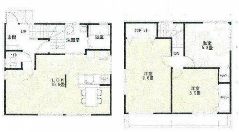 高知市横内 一戸建 　リフォーム済み！の間取り画像