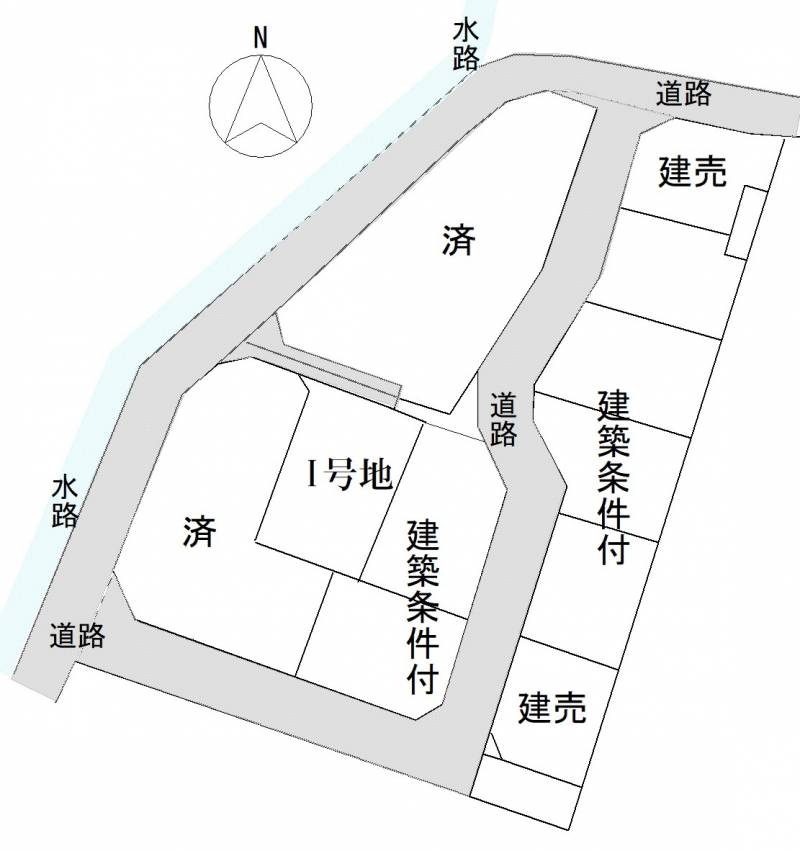 高知市朝倉丙 I号地の区画図