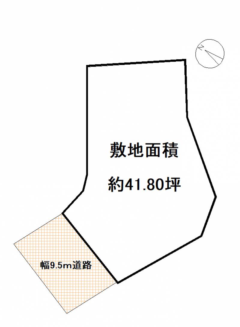 高知市宇津野 の区画図