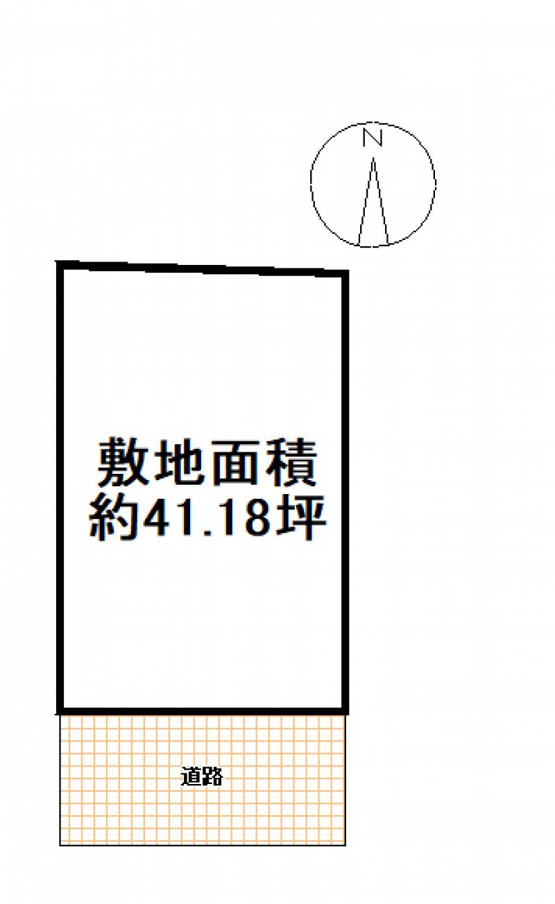 高知市針木本町 の区画図