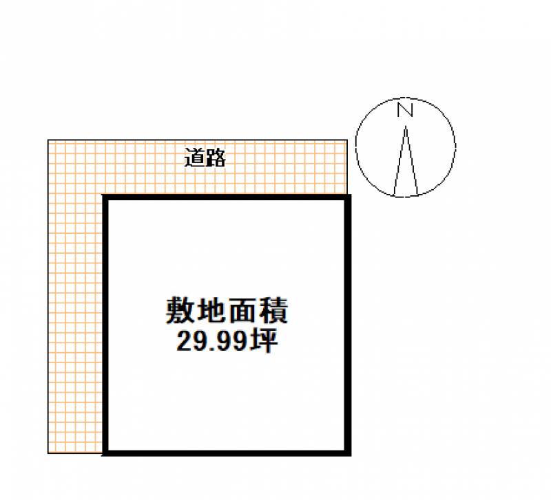 高知市比島町 の区画図