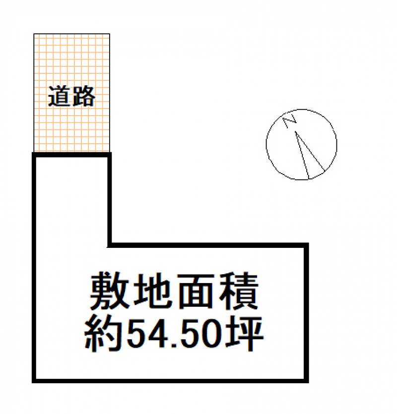 高知市一宮徳谷 Aの区画図