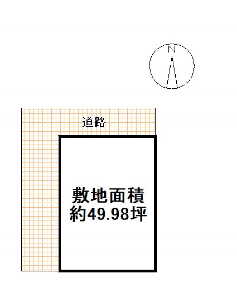 高知市比島町 の区画図