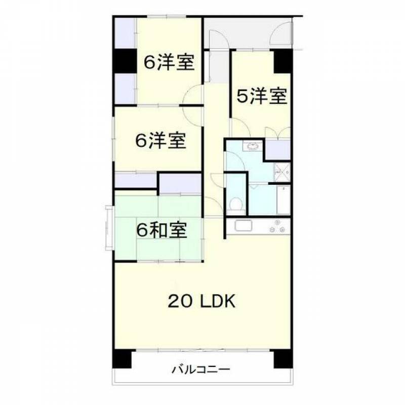 アーネスト北本町 ４０１の間取り画像