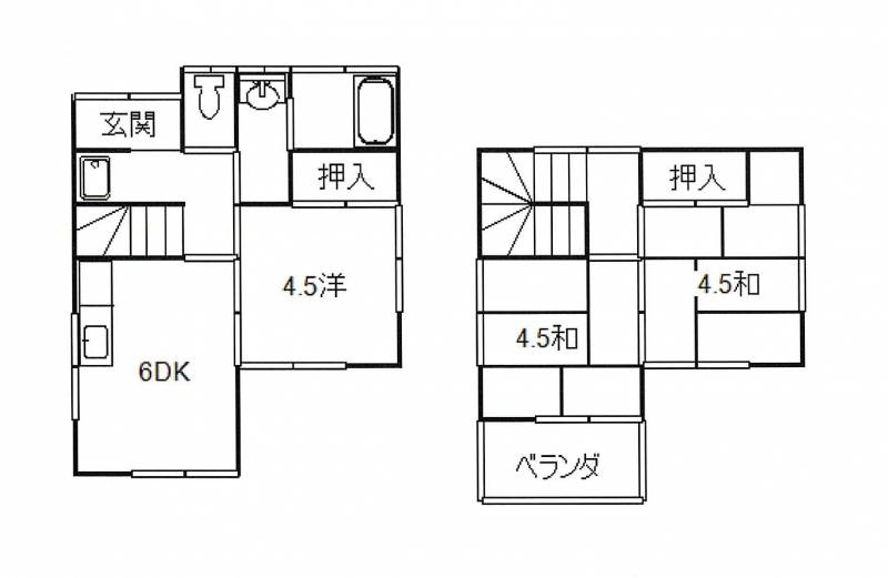 高知市一宮中町 一戸建 の間取り画像