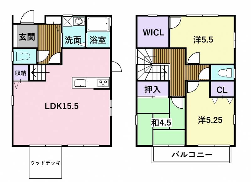 香美市土佐山田町宝町 一戸建 の間取り画像